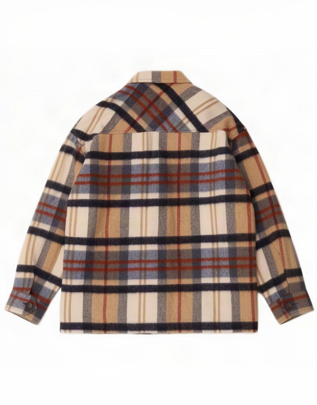 Zara Jaqueta utilitária feminina UK 10 pequena poliamida xadrez multicolorida