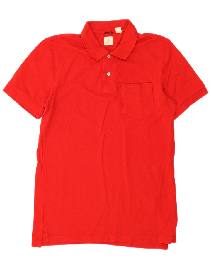Camisa polo masculina Dockers médio algodão vermelho