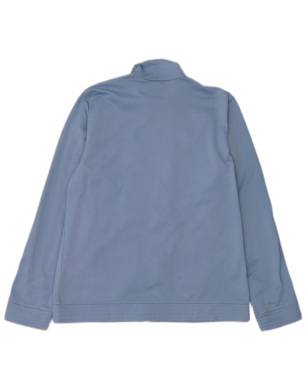Diadora Womens Tracksuit Top Jacket UK 14 Grande Azul Poliéster