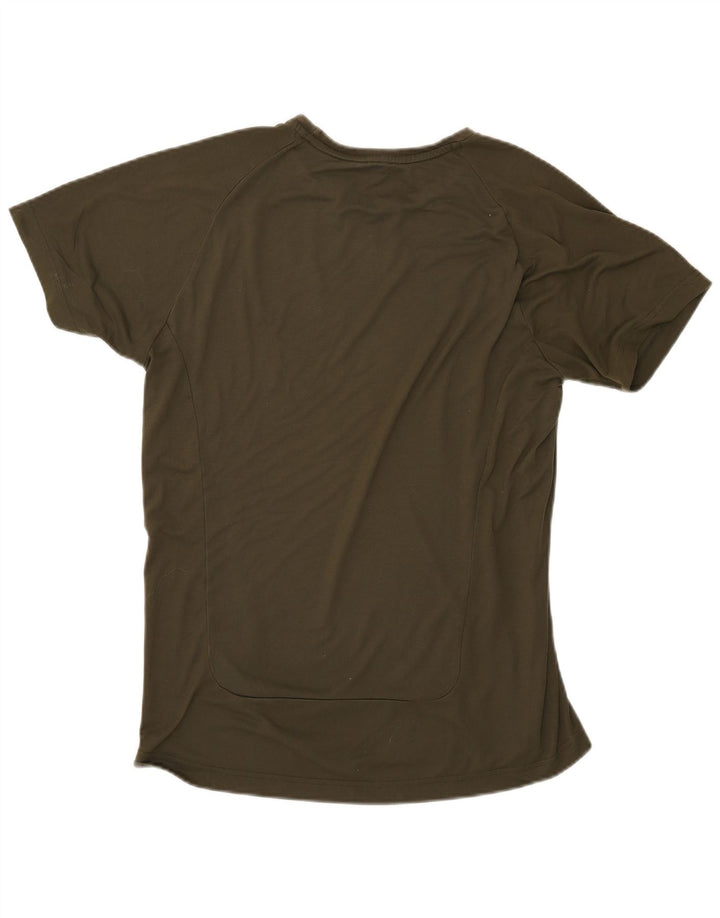Camiseta masculina Puma grande algodão cáqui