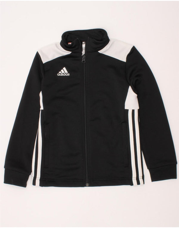 Jaqueta Adidas Meninos Treino Top 7-8 Anos Preto Colorblock Poliéster