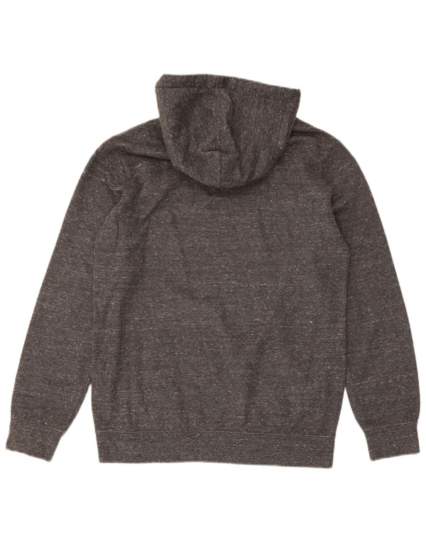 Jumper com capuz gráfico Champion Boys 13-14 anos XL algodão manchado cinza