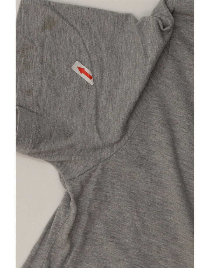 Camiseta masculina Nike Athletic Cut Top cinza médio algodão