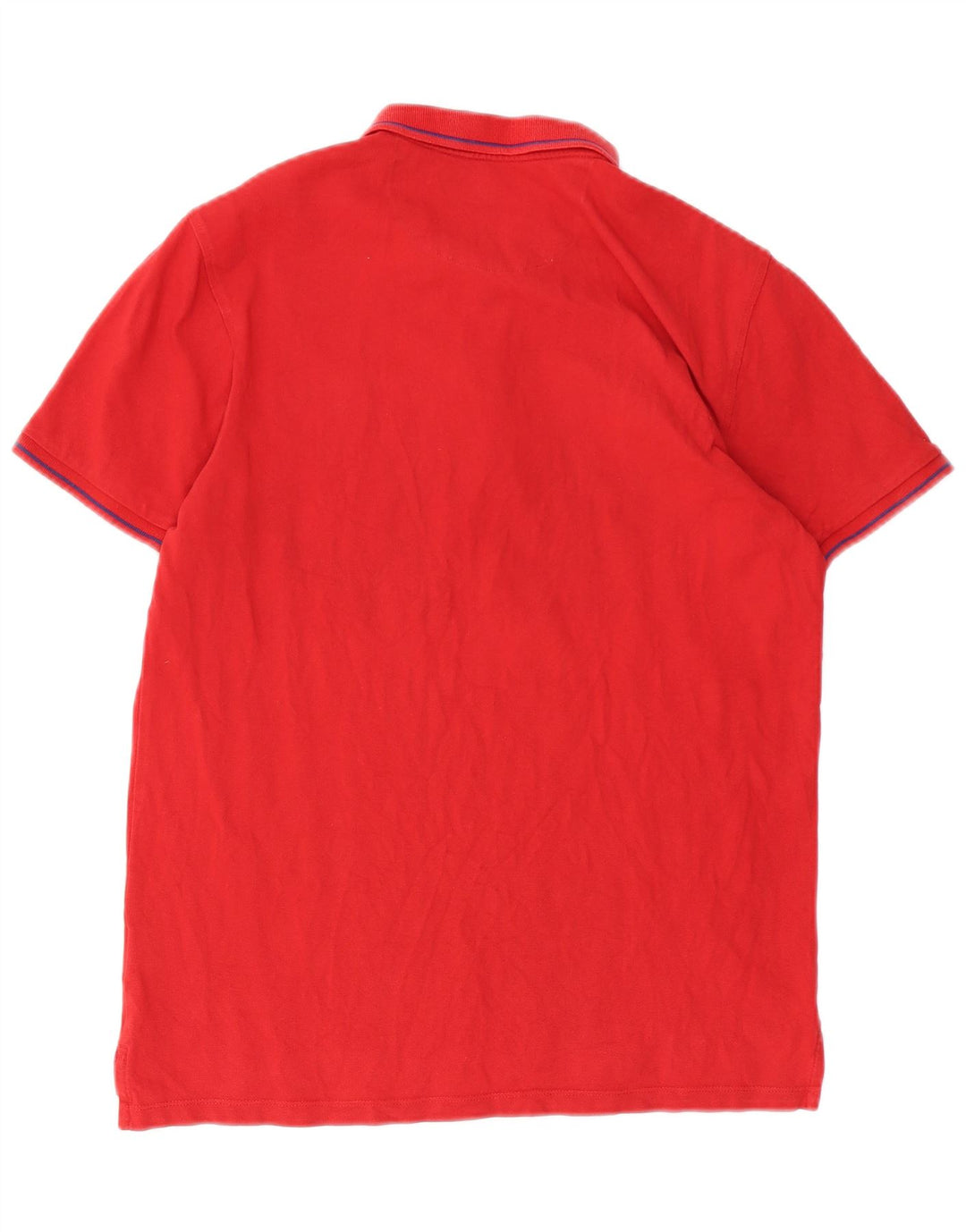 Camisa polo masculina LEE grande algodão vermelho