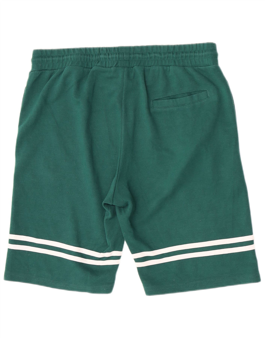 Kappa Mens Sport Shorts Grande Poliéster Listrado Verde