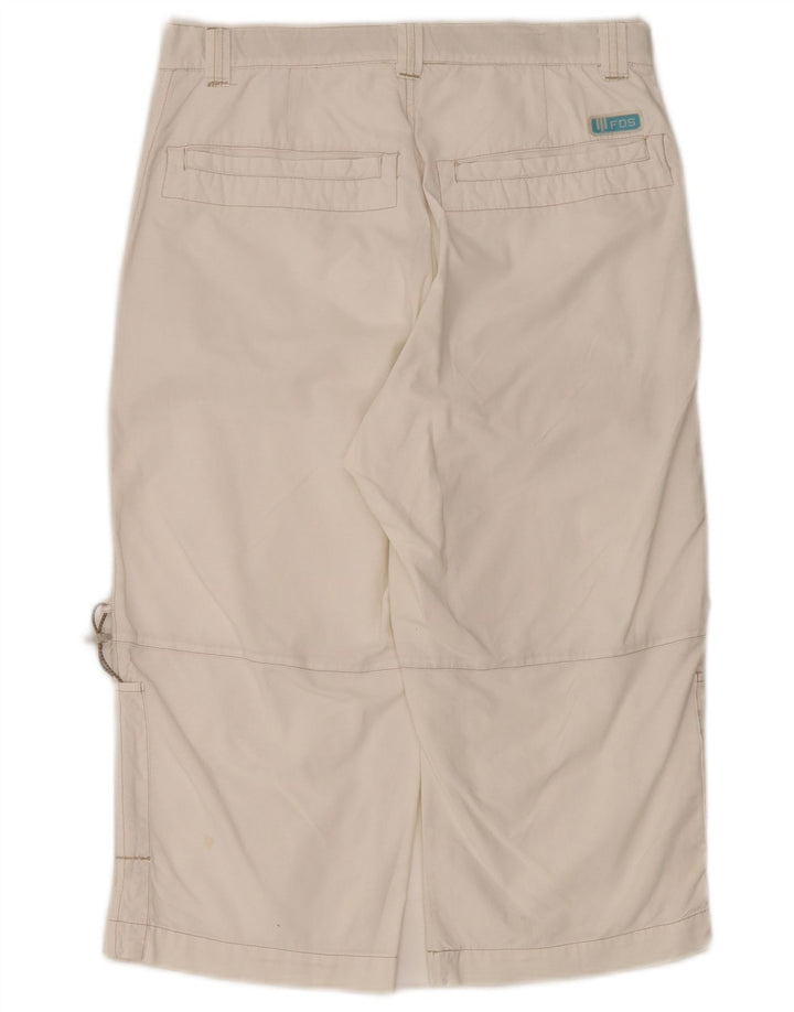 Bermuda cargo feminina Fordocks IT 44 médio W30 algodão branco