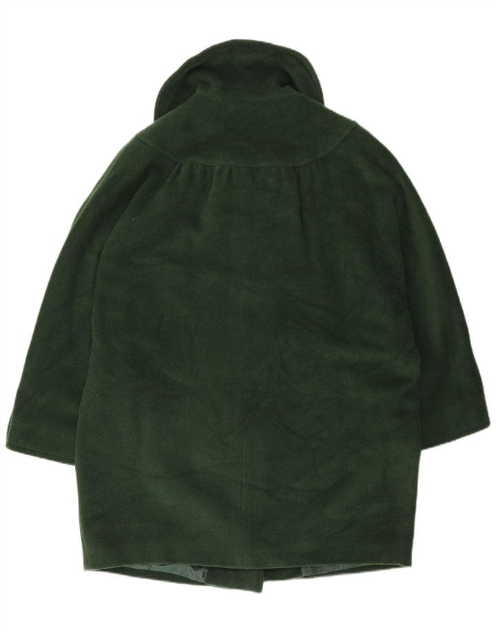 Sobretudo oversized feminino vintage UK 18 XL lã verde