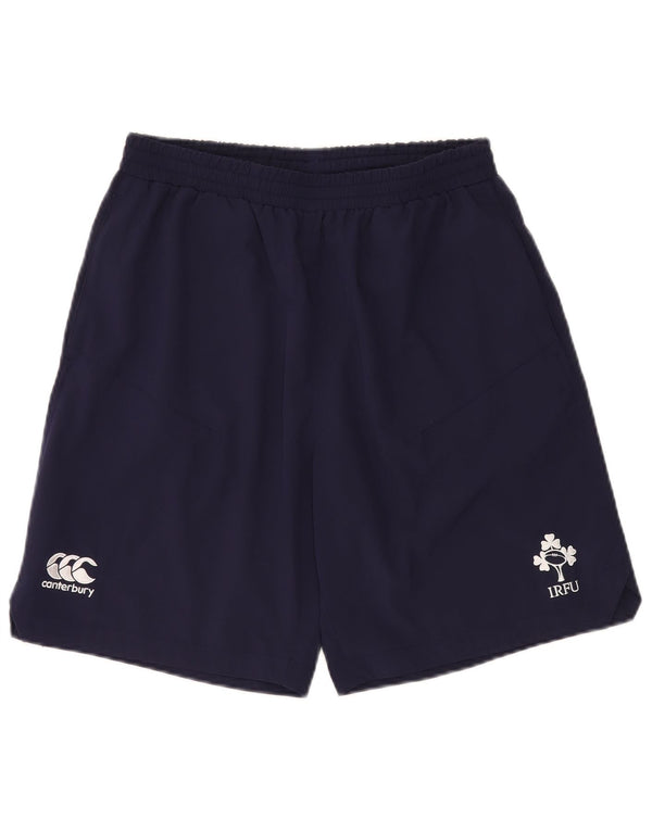 Canterbury Mens Ireland Graphic Sport Shorts Médio Azul Marinho Poliéster