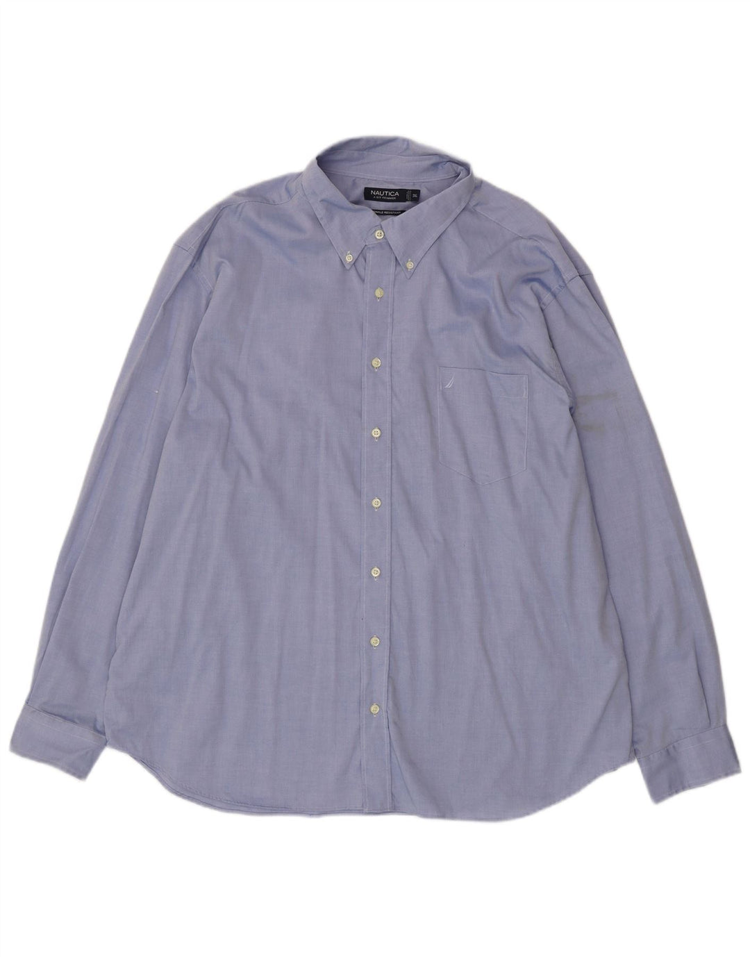 Camisa masculina NAUTICA 3XL algodão azul