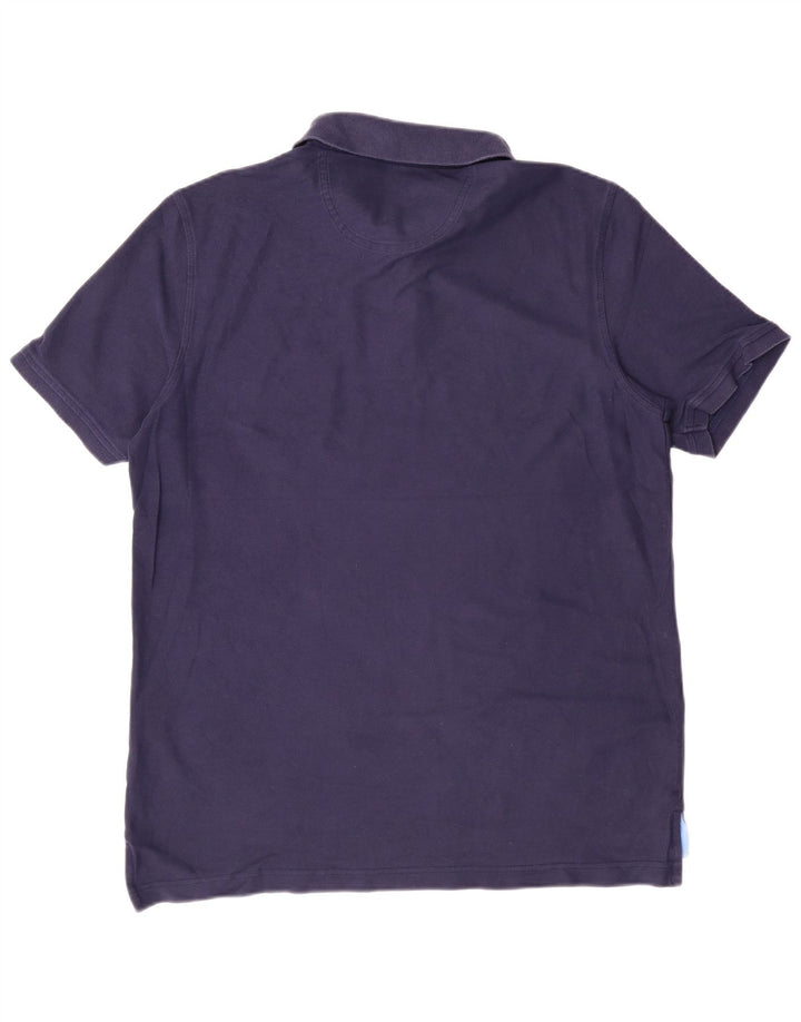 Camisa polo masculina Izod grande algodão azul marinho