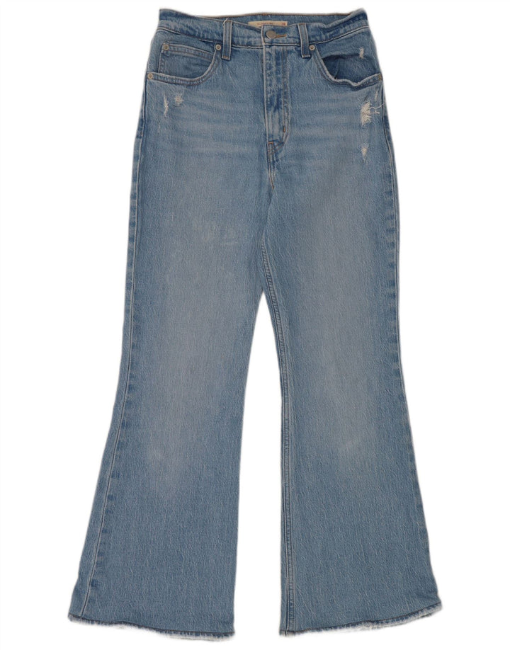 Calça jeans feminina Levi's com cintura alta e cintura alta W26 L27 algodão azul