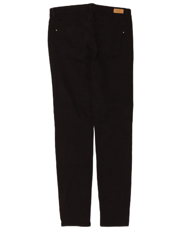 Zara Mulher Trafaluc Slim Jeans EU 42 Grande W32 L30 Preto