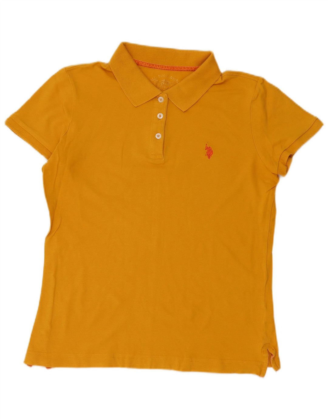 ASSN POLO DOS EUA. Polo Mulher UK 14 Médio Amarelo