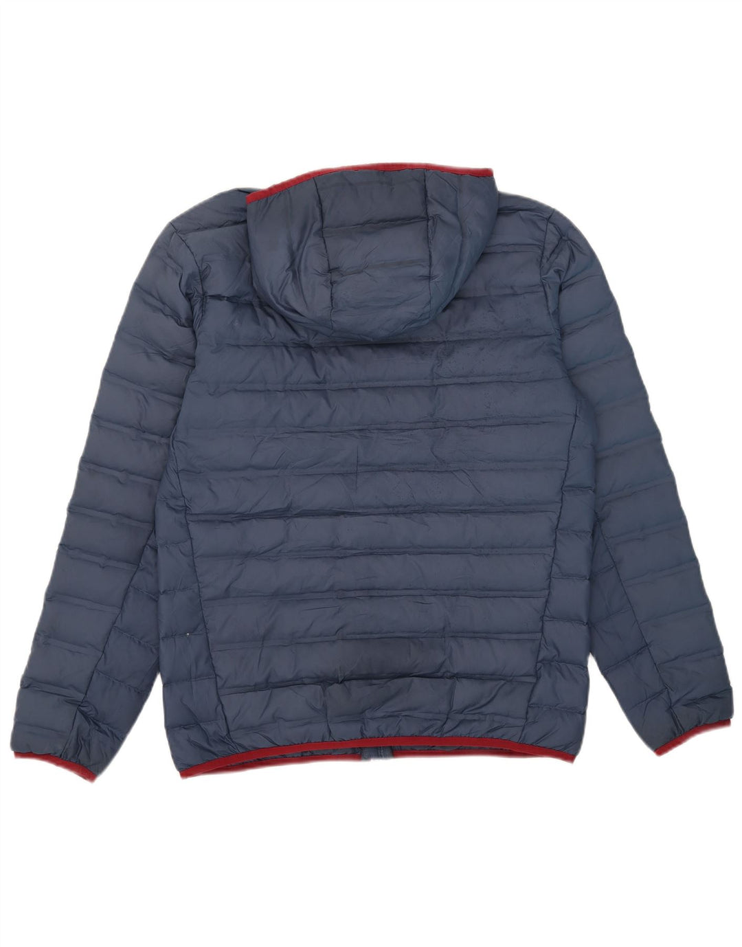 Jaqueta acolchoada com capuz para homens Columbia UK 38 Médio Azul Marinho Poliéster