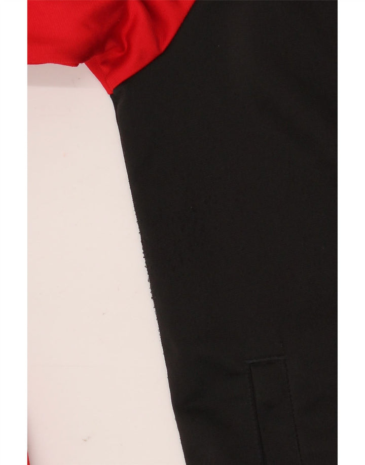 ADIDAS Meninos Treino Top Jaqueta 13-14 Anos Preto Colorblock Poliéster