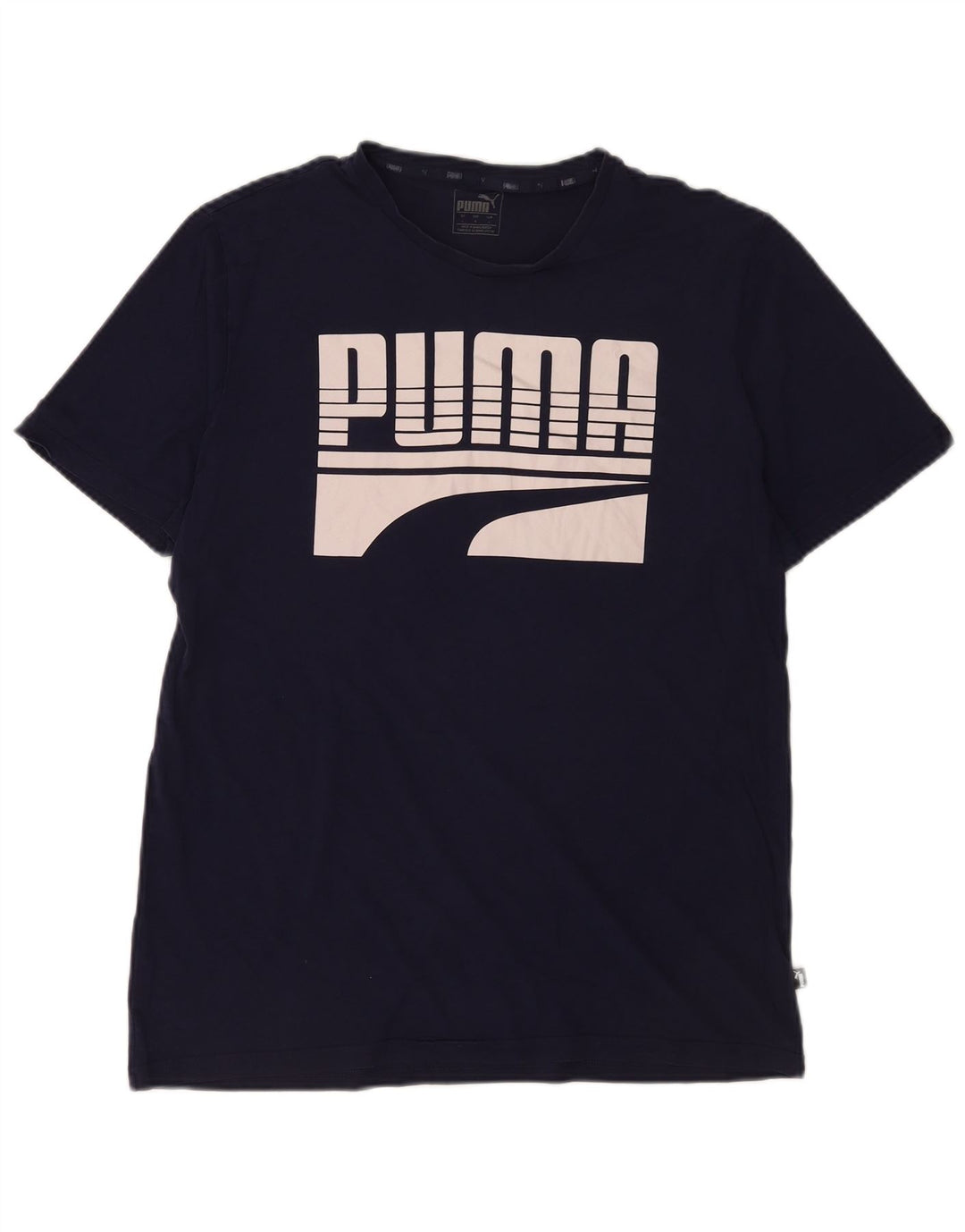 Puma Camiseta Masculina Graphic Top Grande Azul Marinho
