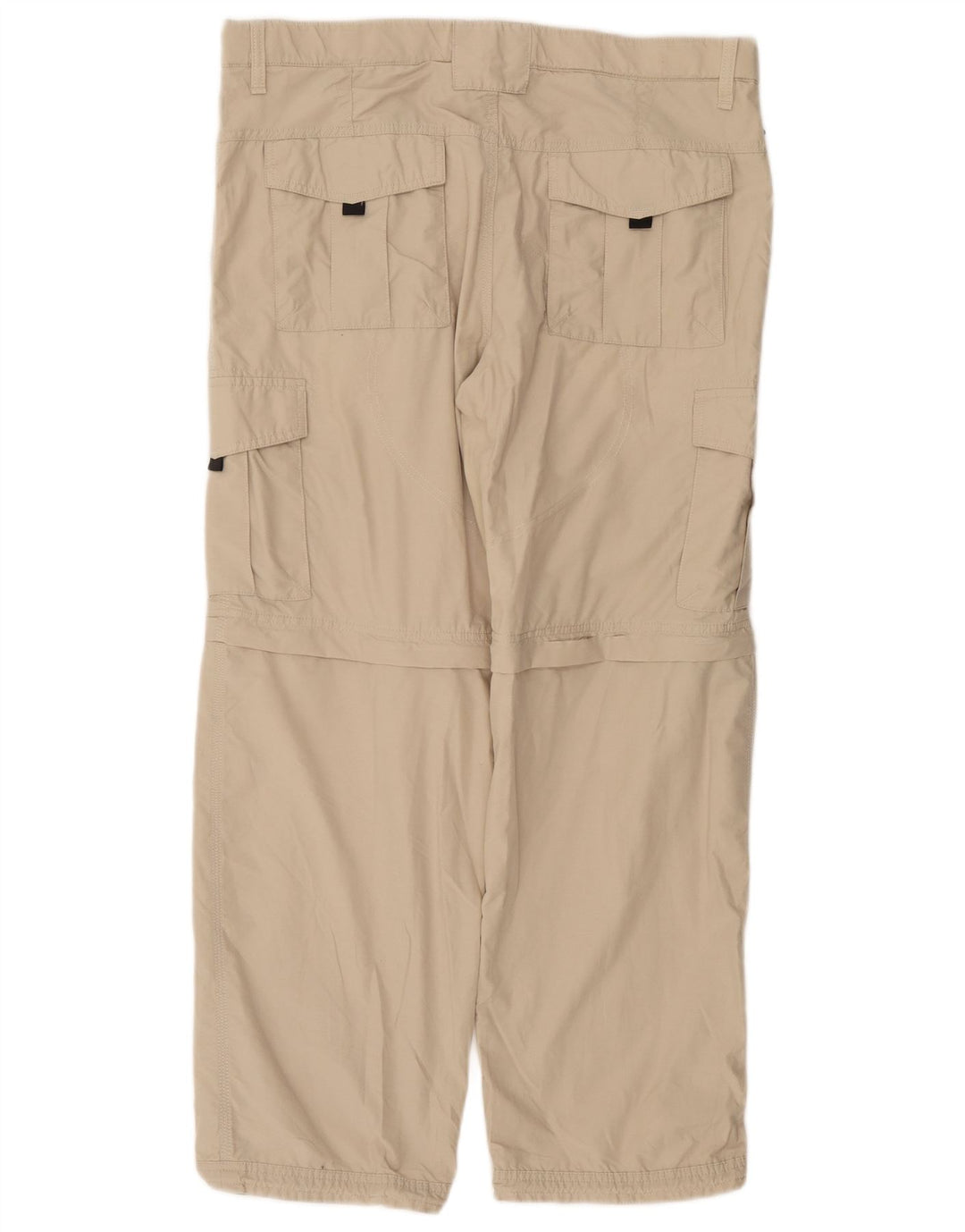 Calça cargo reta masculina Marks & Spencer W36 L29 algodão bege
