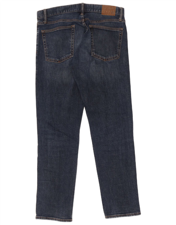 Gap Mens Slim Jeans W30 L30 Azul Marinho Algodão