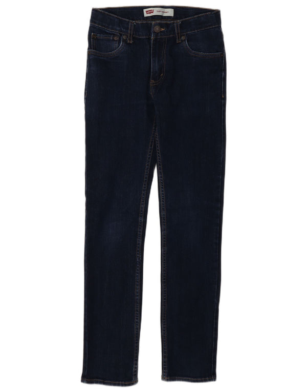 Levi's Boys 510 Skinny Jeans 13-14 Anos W26 L29 Azul Marinho Algodão