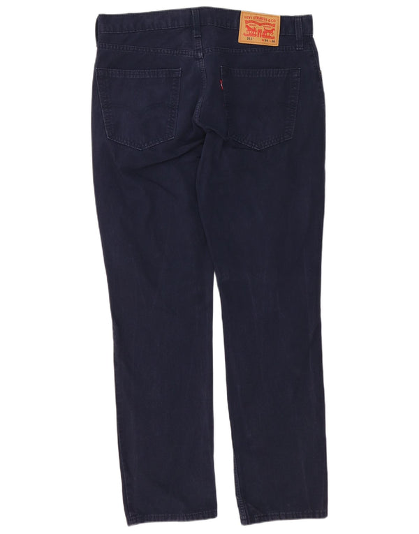 Calça Levi's Masculina 511 Slim Fit Casual W34 L30 Azul Marinho Algodão
