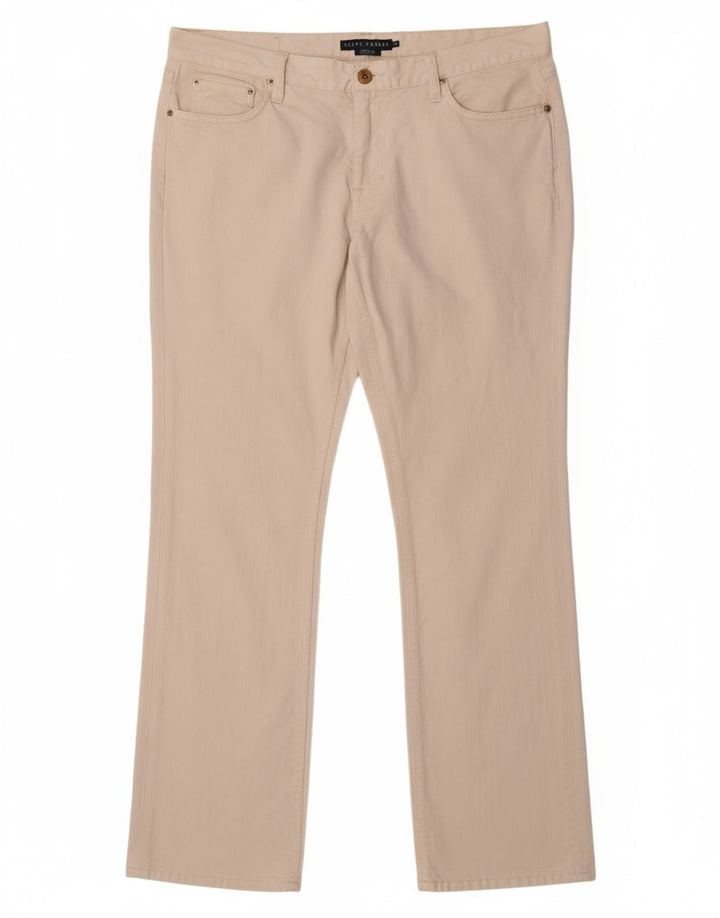 Jeans retos femininos RALPH LAUREN W32 L31 algodão branco