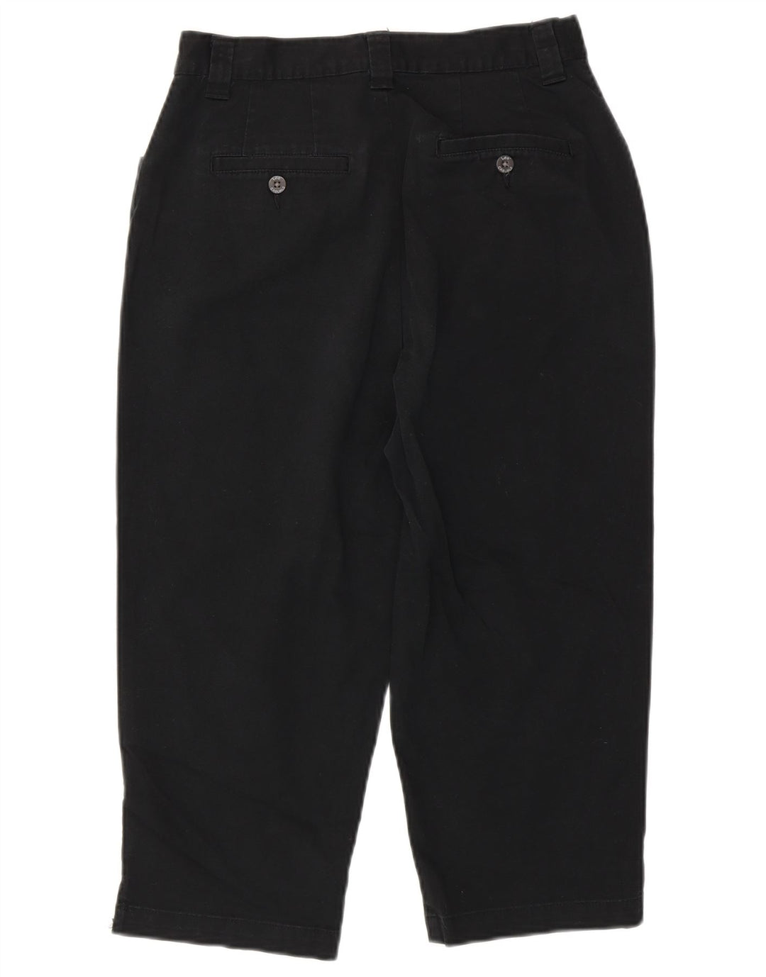 Calça capri feminina de cintura alta estreita LEE EUA 6 médio W30 L20 preta