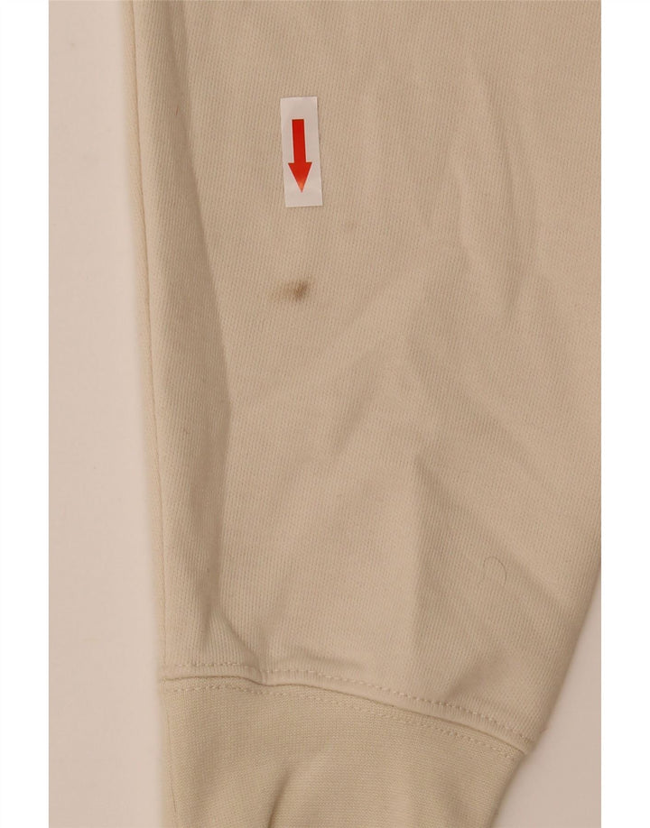 Zara Suéter masculino com gola polo e pequeno algodão branco