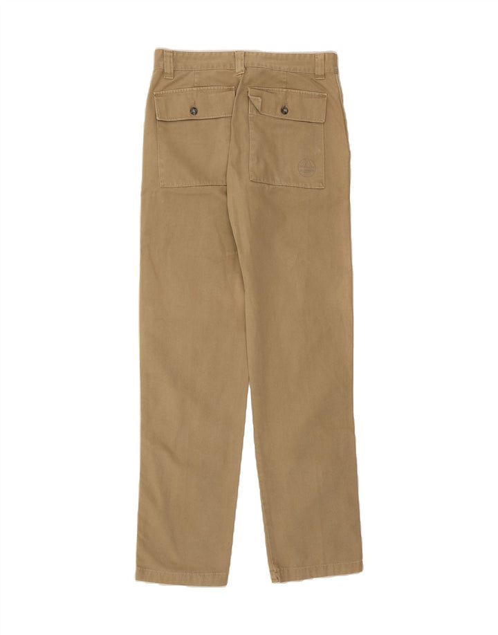 MURPHY & NYE Mens Straight Chino Trousers  W32 L34 Beige Cotton Vintage Murphy & Nye and Second-Hand Murphy & Nye from Messina Hembry 