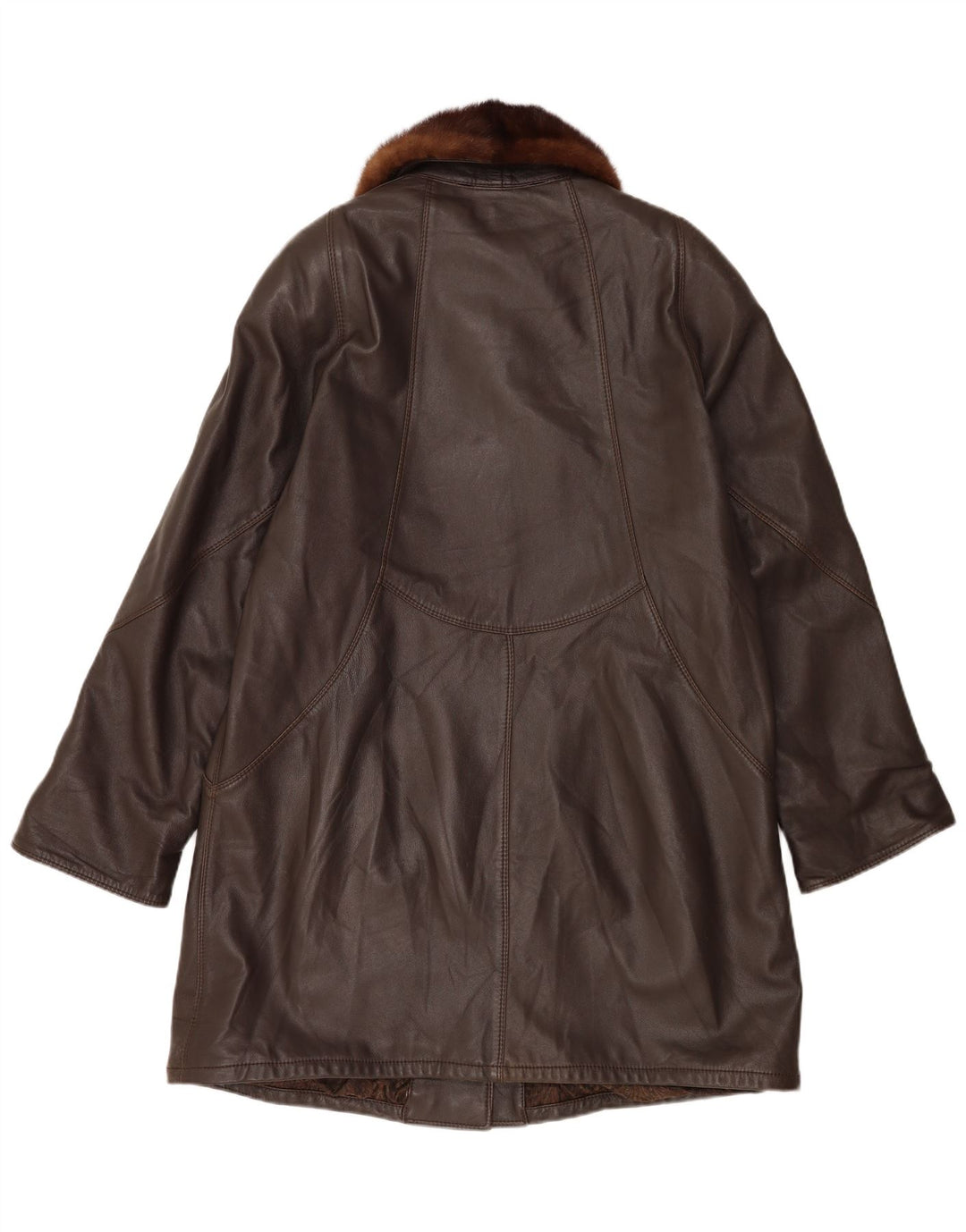 Sobretudo Vintage Feminino UK 18 XL Marrom