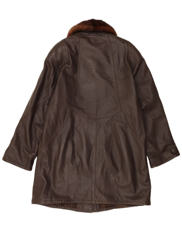 Sobretudo Vintage Feminino UK 18 XL Marrom