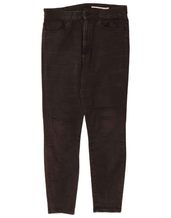 Calça jeans skinny feminina Zara EU 44 XL W34 L30 preta