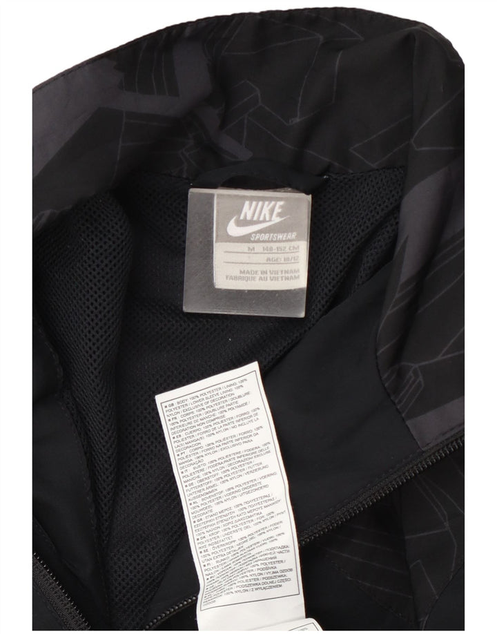 Jaqueta Nike Boys Tracksuit Top 10-11 Anos Médio Azul Marinho Geométrico