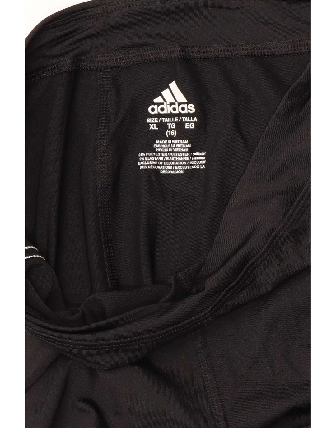 Leggings Adidas Menina 15-16 Anos XL Preto Poliéster