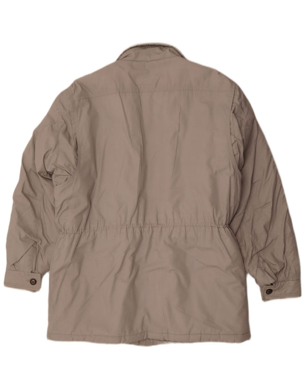 Casaco acolchoado masculino Brugi UK 42 XL poliéster cinza