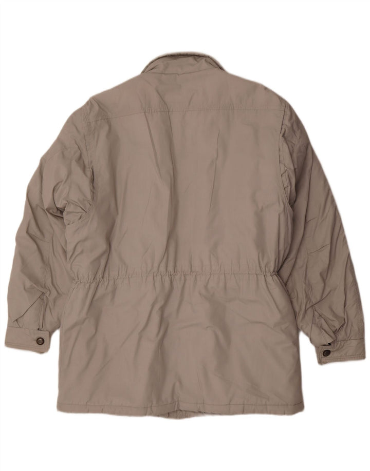 Casaco acolchoado masculino Brugi UK 42 XL poliéster cinza