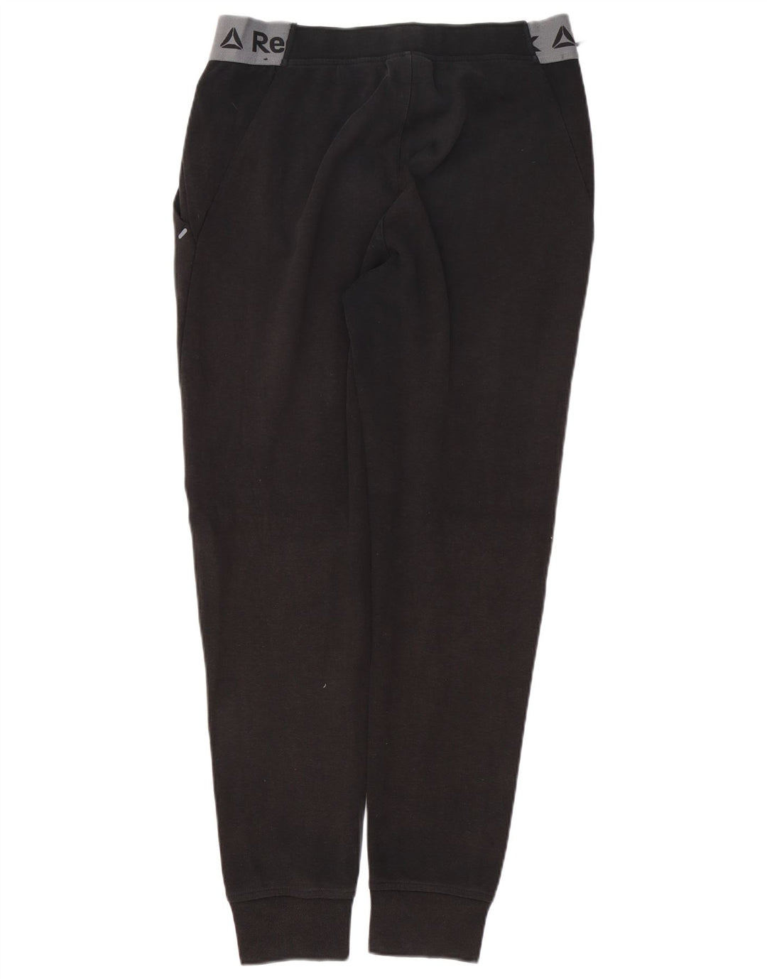 REEBOK Calça de treino masculina gráfica Joggers médio preto colorblock