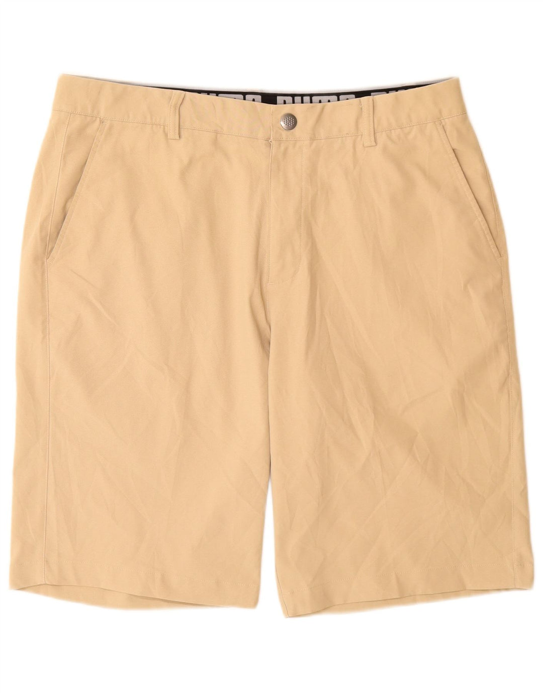 Shorts Chino Masculino PUMA W36 Grande Poliéster Bege