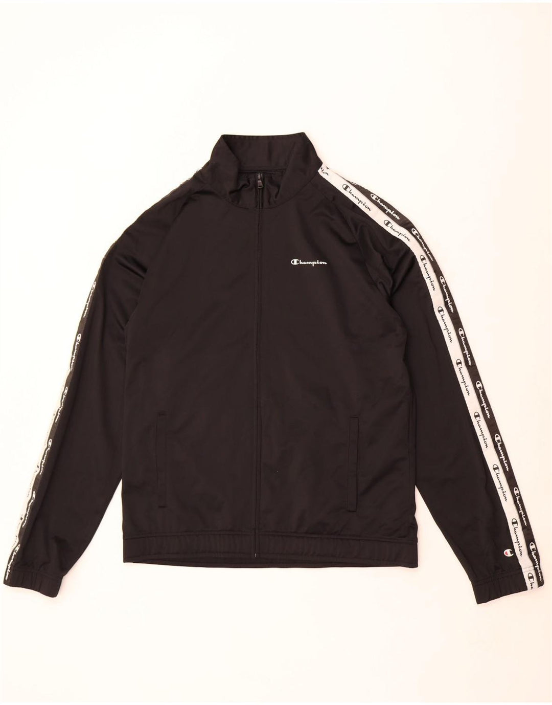 Jaqueta masculina Champion Graphic Tracksuit XL preto colorblock poliéster
