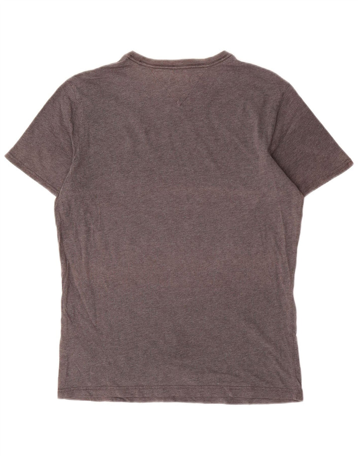 Camiseta masculina TOMMY HILFIGER grande algodão cinza