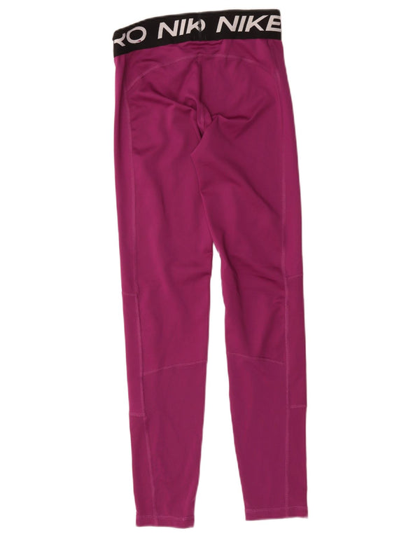Leggings Nike Dri Fit Graphic para meninas 12-13 anos grande bloco colorido roxo