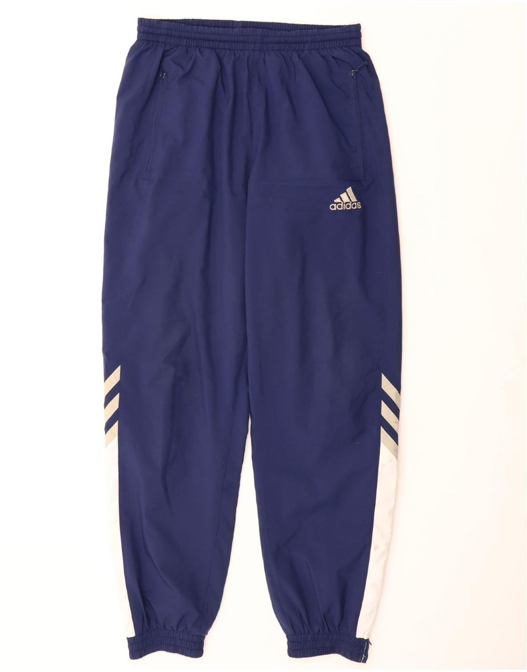 ADIDAS Calças de treino masculinas Joggers UK 40/42 Médio Azul Marinho