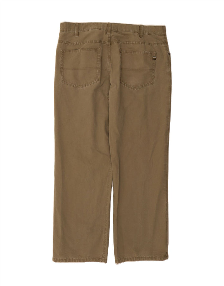 EDDIE BAUER Mens Straight Casual Trousers W38 L30 Beige Cotton Vintage Eddie Bauer and Second-Hand Eddie Bauer from Messina Hembry 