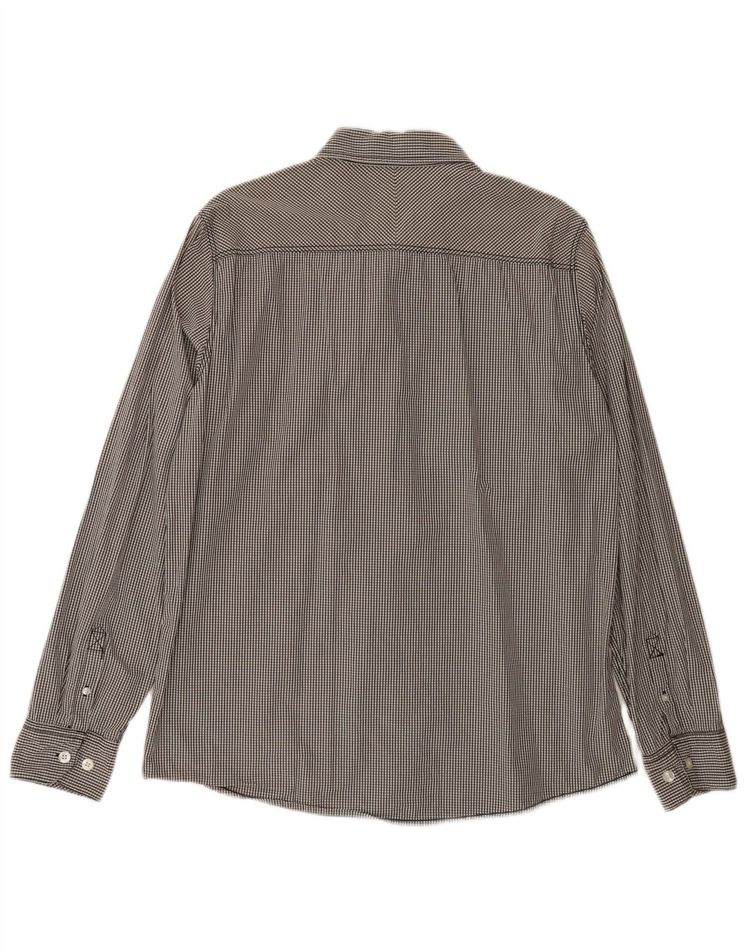 Camisa masculina FAT FACE XL cinza algodão guingão