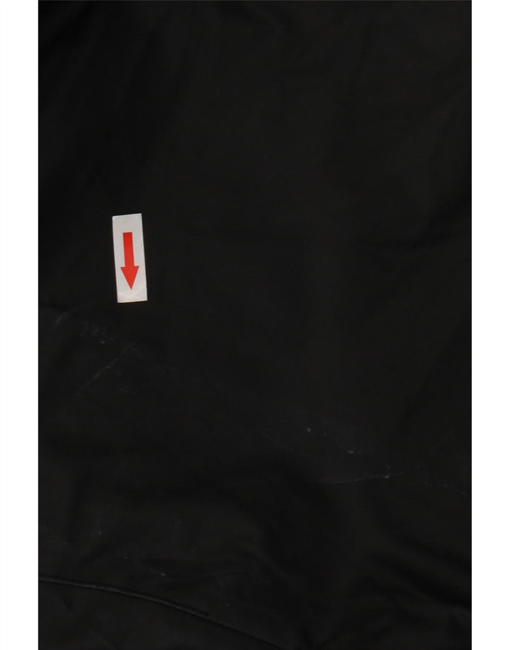 Jaqueta de chuva masculina Zara com capuz UK 42 XL poliéster preto