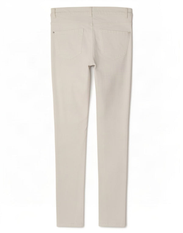 Zara Jeans Skinny Feminino UE 38 Pequeno W28 L27 Branco