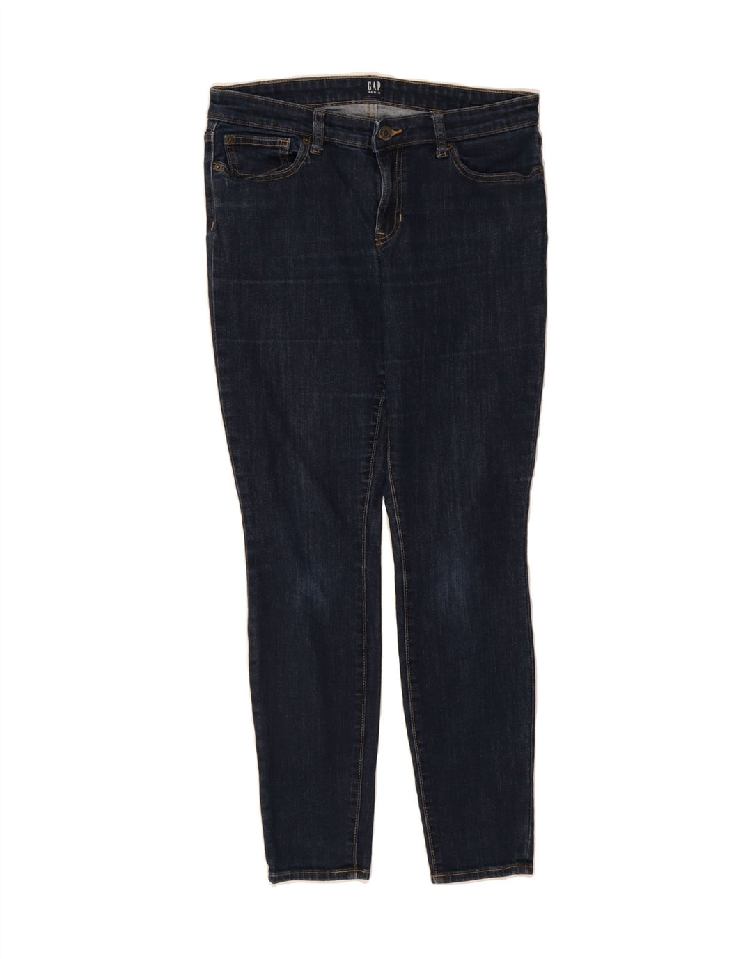 GAP Womens Skinny Jeans W29 L28 Blue Cotton Vintage Gap and Second-Hand Gap from Messina Hembry 