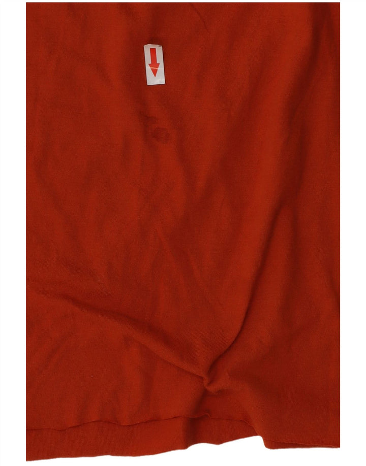 Vestido feminino ZARA em camadas UK 16 grande laranja
