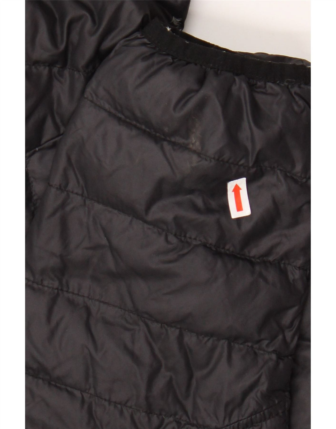 Jaqueta acolchoada com capuz masculina DIESEL UK 36 pequena nylon preta