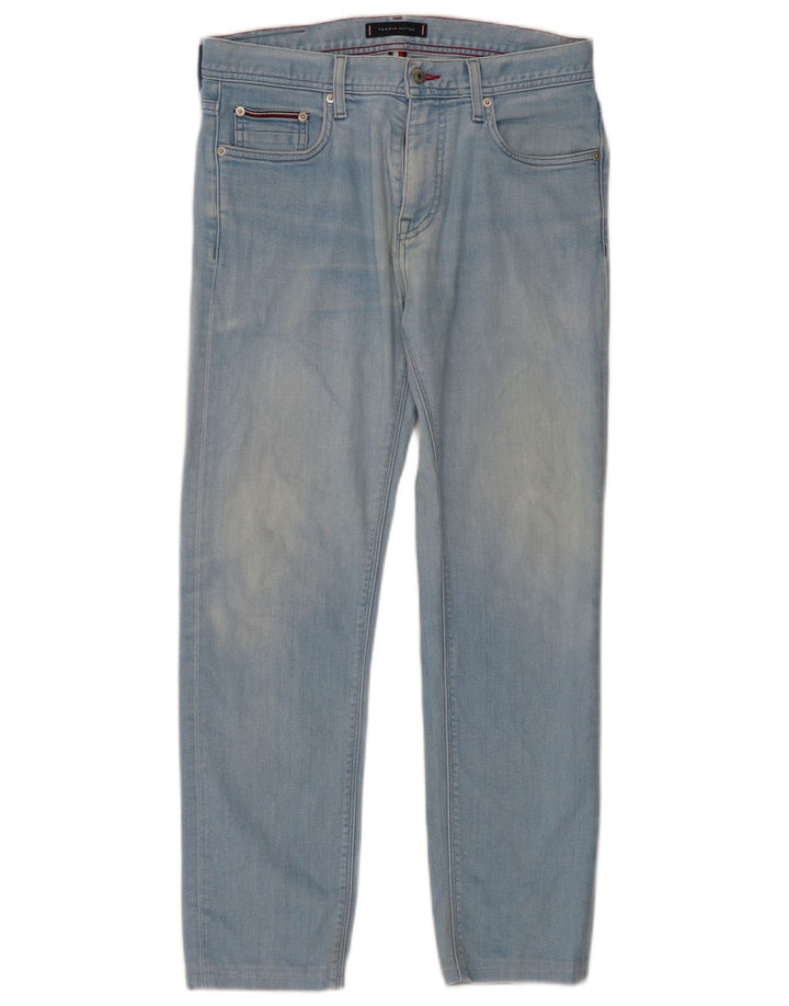 Tommy Hilfiger Masculino Bleecker Slim Jeans W31 L29 Azul Algodão