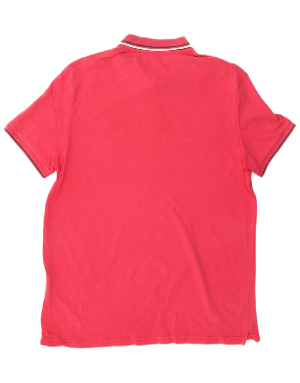 Camisa polo masculina DIADORA 2XL algodão rosa